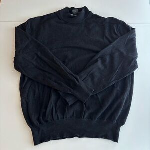 Giorgiolini Classic Black Crewneck Sweater